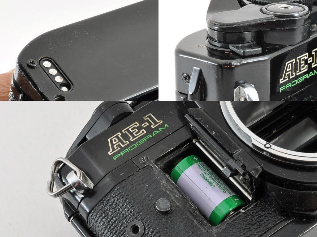 キヤノン AE-1 PROGRAM ブラック FD 50 f1.8 SC 動確
