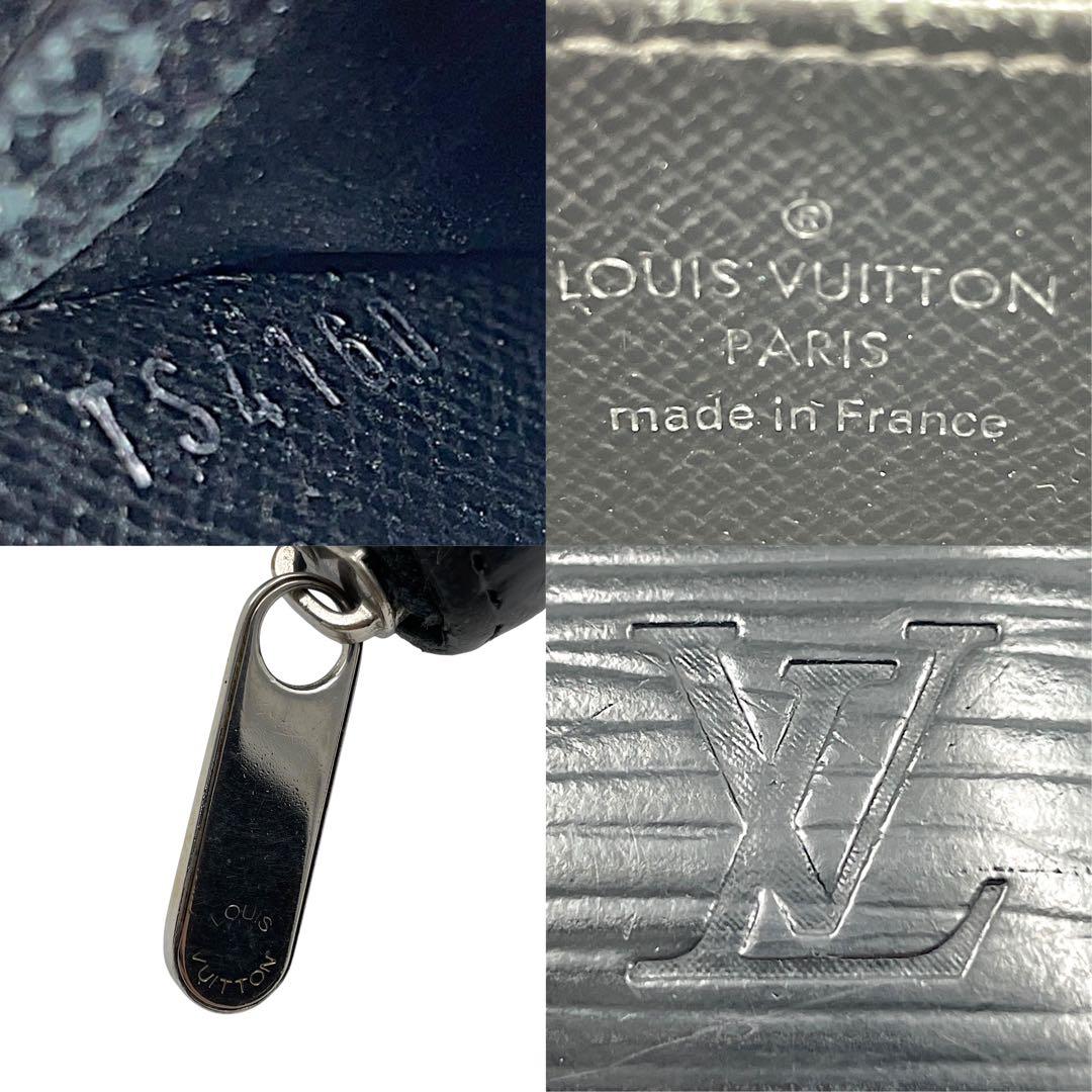 【美品】ルイヴィトン　ケース　エピ　黒　ラウンドファスナー　レザー