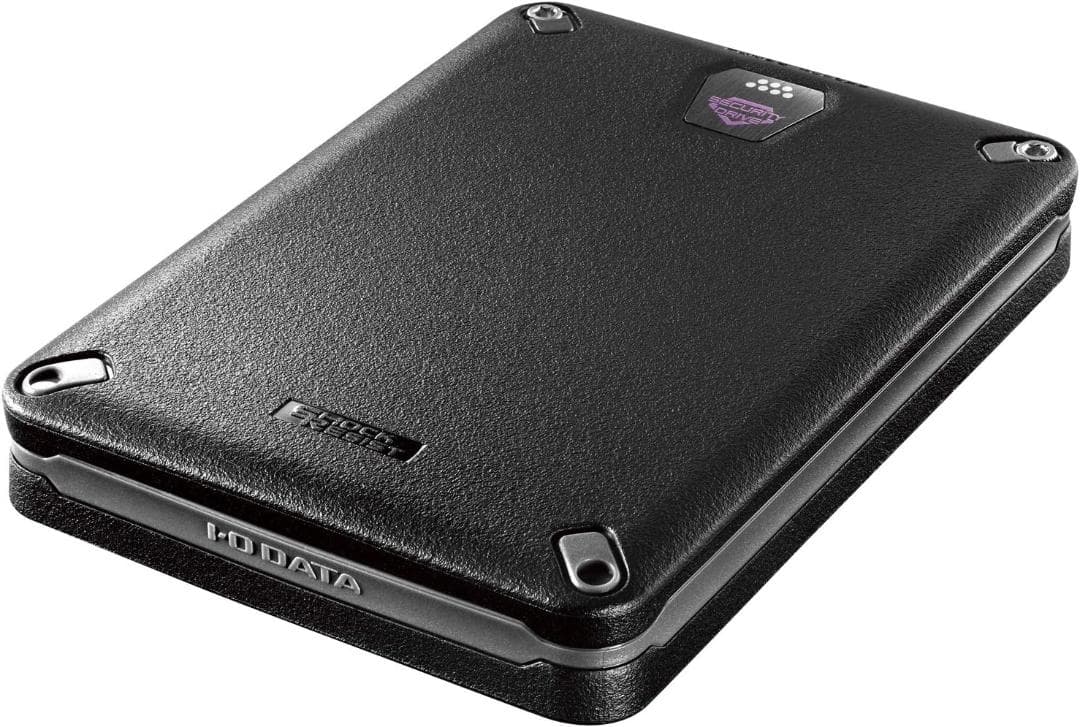 アイオーデータ 2.0対応自動暗号化＆耐衝撃ポータブルSSD500GB
