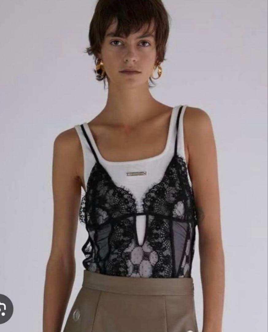 prank project プランクプロジェクト　レースキャミボディスーツ