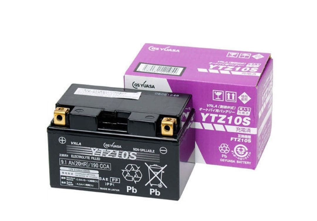 【新品・未使用】GSユアサ YTZ10S バッテリー