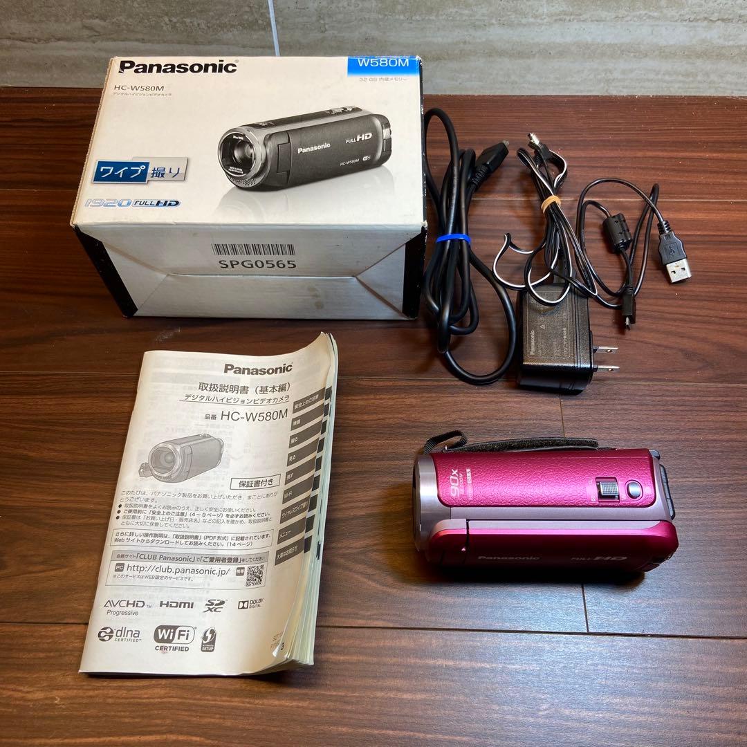 Panasonic HC-W580M ビデオカメラ ほぼ新品 4094