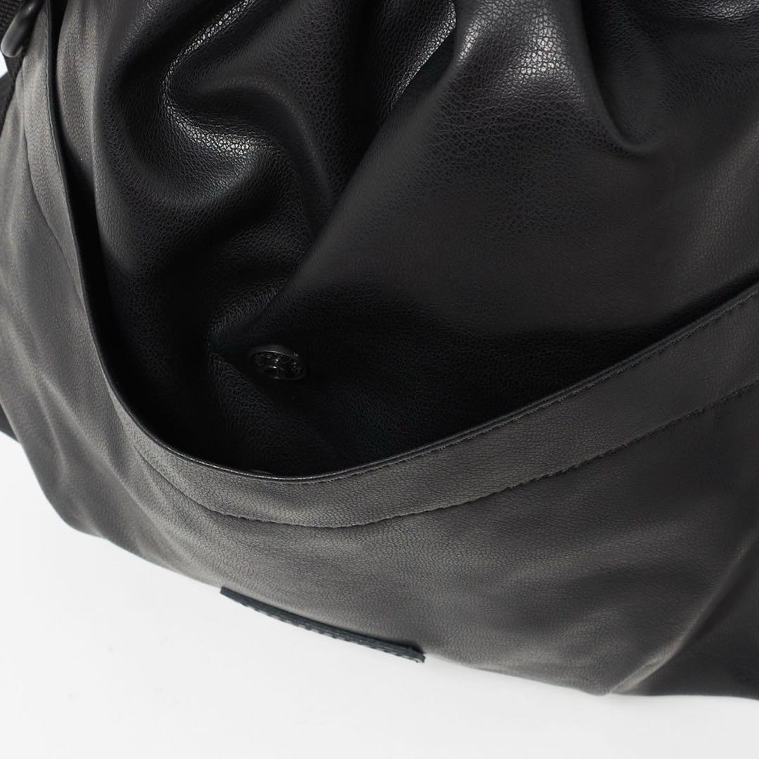 ＜BAICYCLON＞レザーライク ドロー ストリング 巾着 バッグ