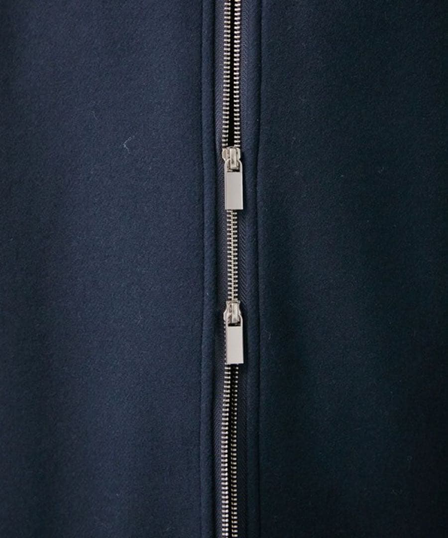 PUBLIC TOKYO Super140s メルトン ショートジップブルゾン