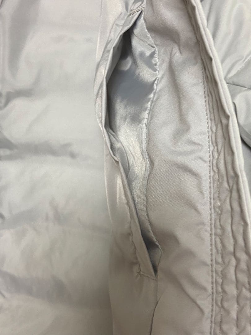 FILA GOLF ホワイト(ライトグレー)ロングダウンコート　フィラゴルフ