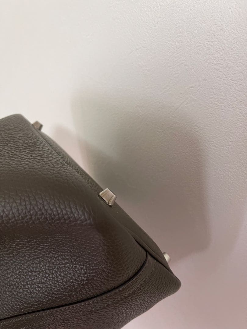 専用　本革ハンドバッグ　キューブバッグ　バケツ型バッグPM手縫い