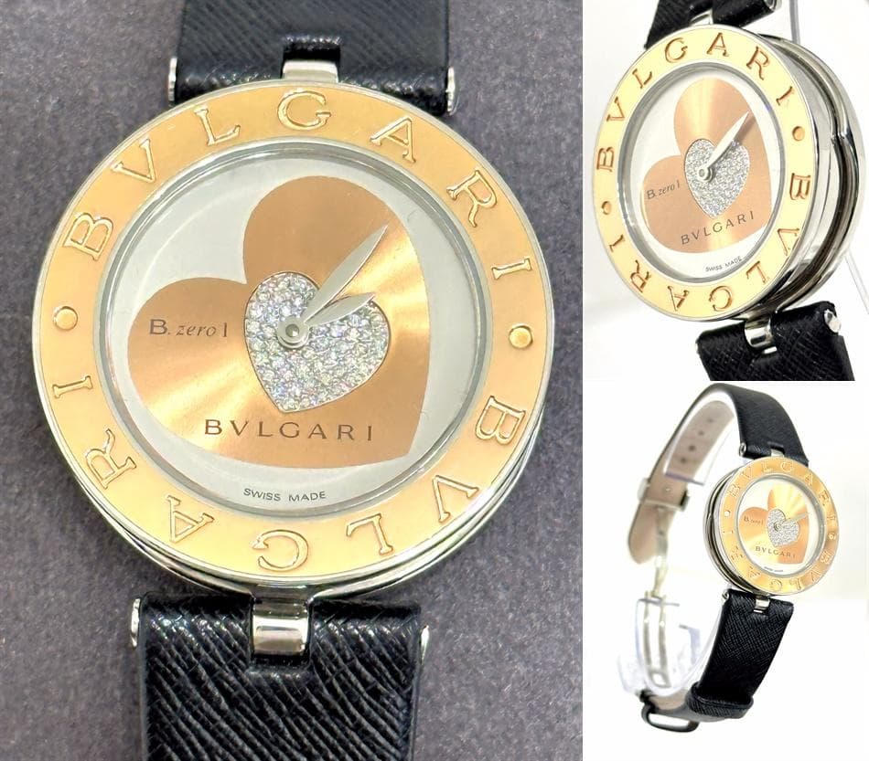 ママ様用　　ブルガリ　BZERO　K18　ビーゼロ ダイヤ　金無垢　時計