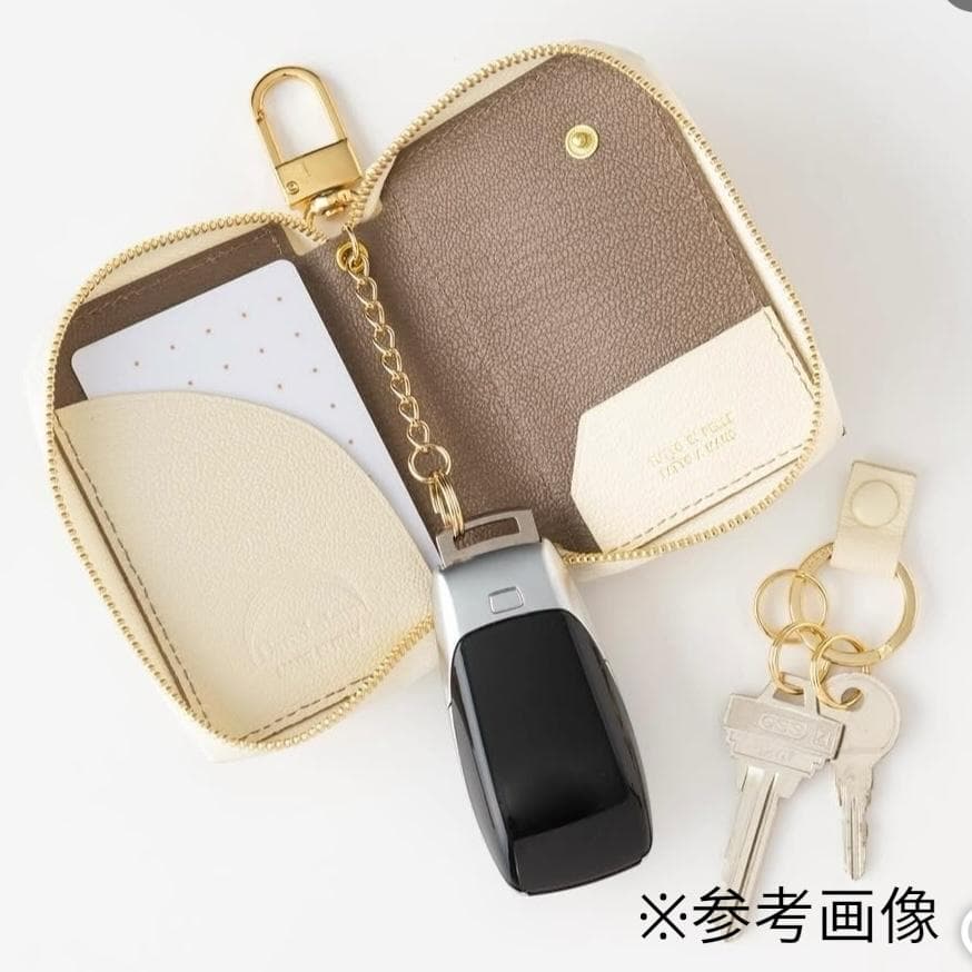 2296【新品 ラルコバレーノ】キーケース★鍵入れ★カードキー★レザー★ピンク★