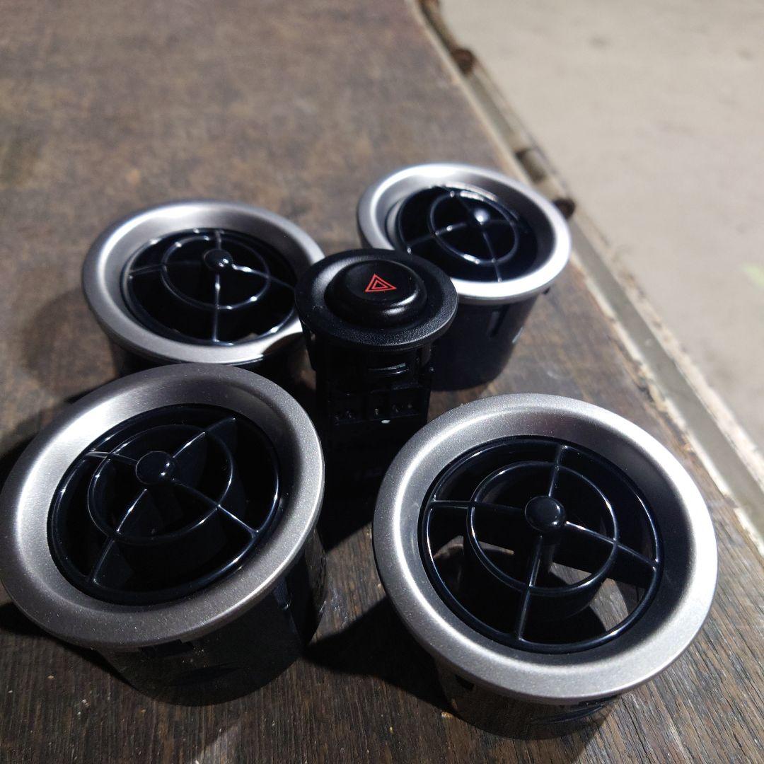 NBロードスター エアコンルーバー ハザードスイッチ