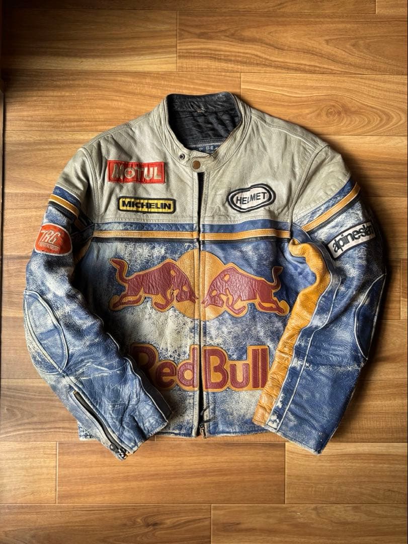 レーシングジャケットRed Bull 革ジャン