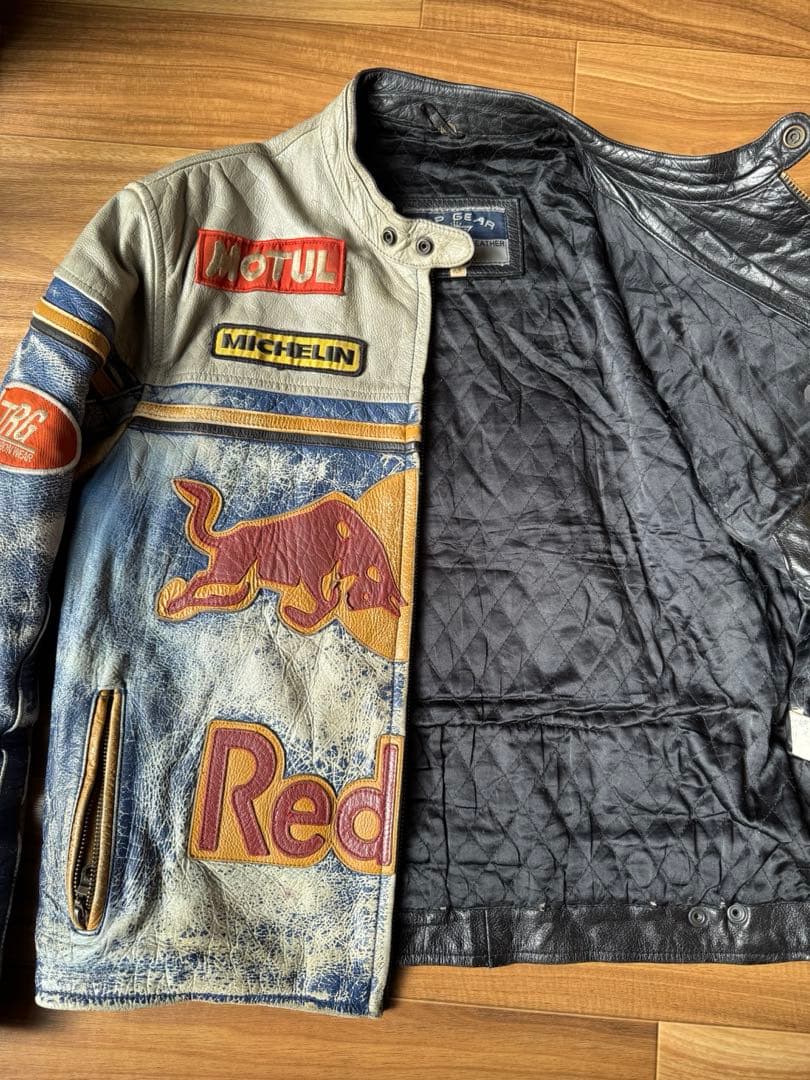 レーシングジャケットRed Bull 革ジャン