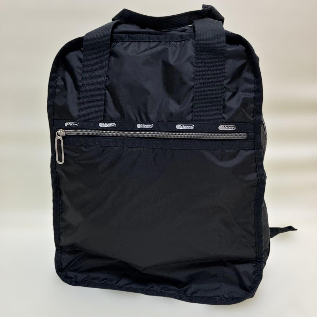 レスポートサック　エッセンシャル　リュック　ブラック　大容量