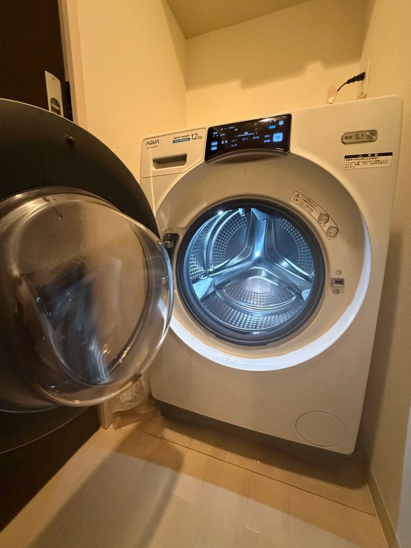 AQUA ドラム式洗濯機 12kg ヒートポンプ式定価21.3万