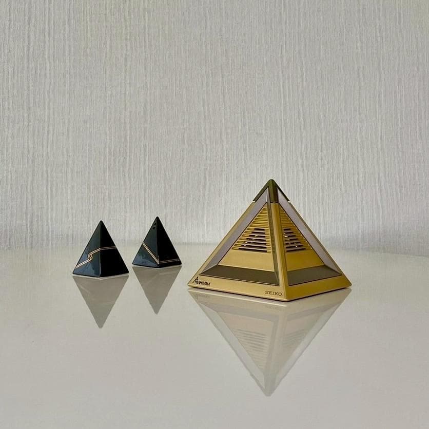 SEIKO セイコー ピラミッドトーク 置き時計 ポストモダン ヴィンテージ