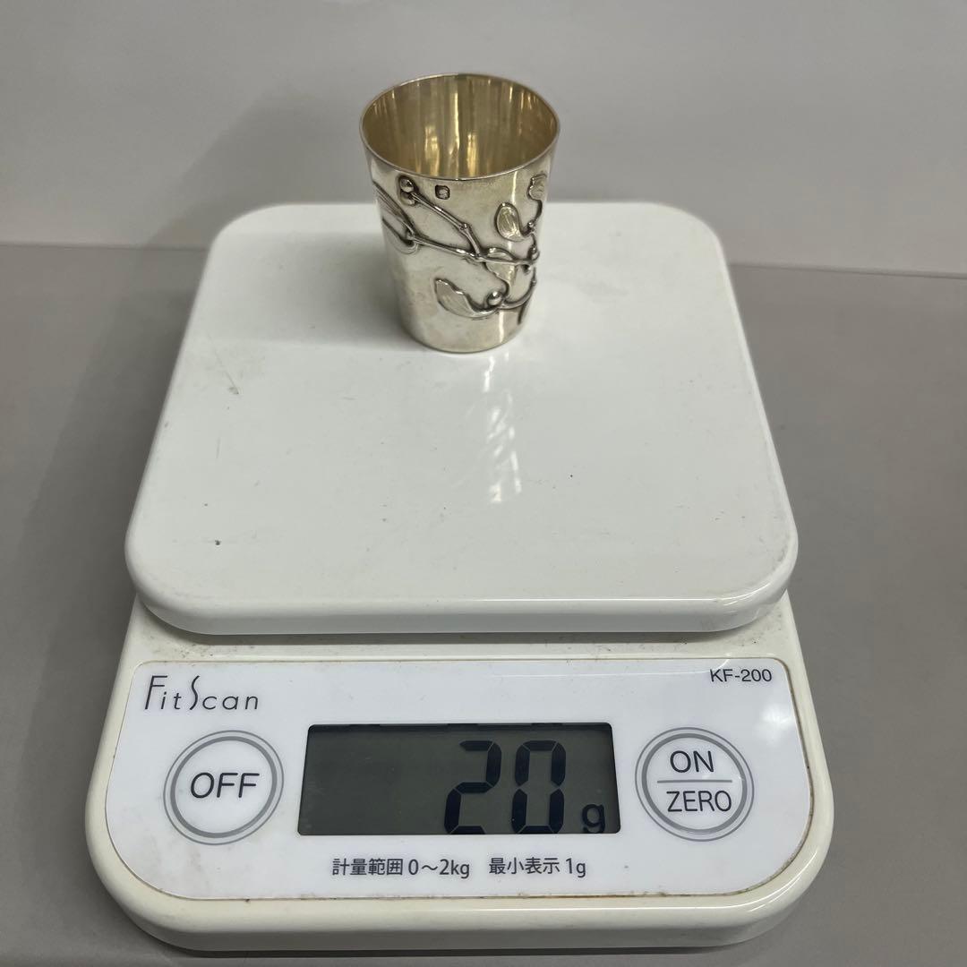 フランス　パリ　アンティーク　シルバー　銀製　リキュールカップ