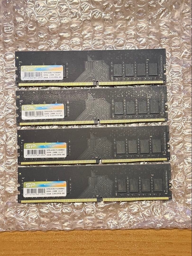 DDR4 メモリー 16GB×4(64GB) Silicon Power