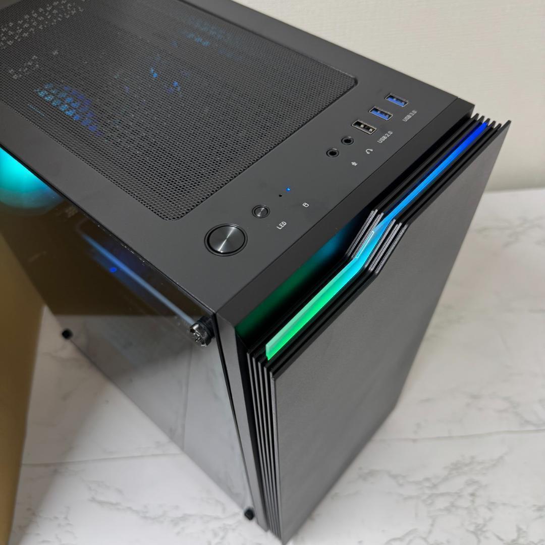【即納激安ブラックモデル】RTX4060搭載ゲーミングPCフルセット✨R7