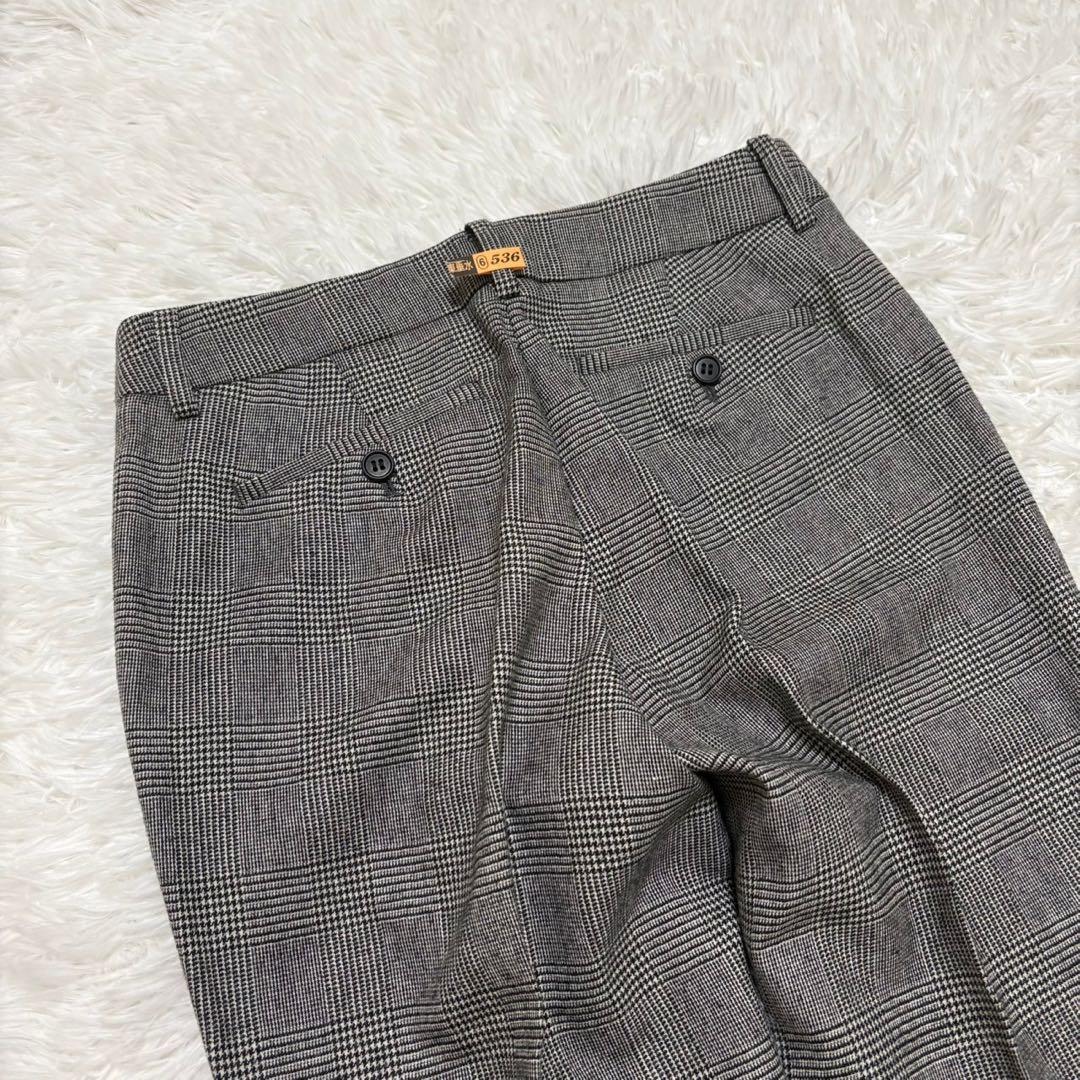 ◎極美品 スーツカンパニー she おしゃれ チェック柄 L パンツスーツ 1