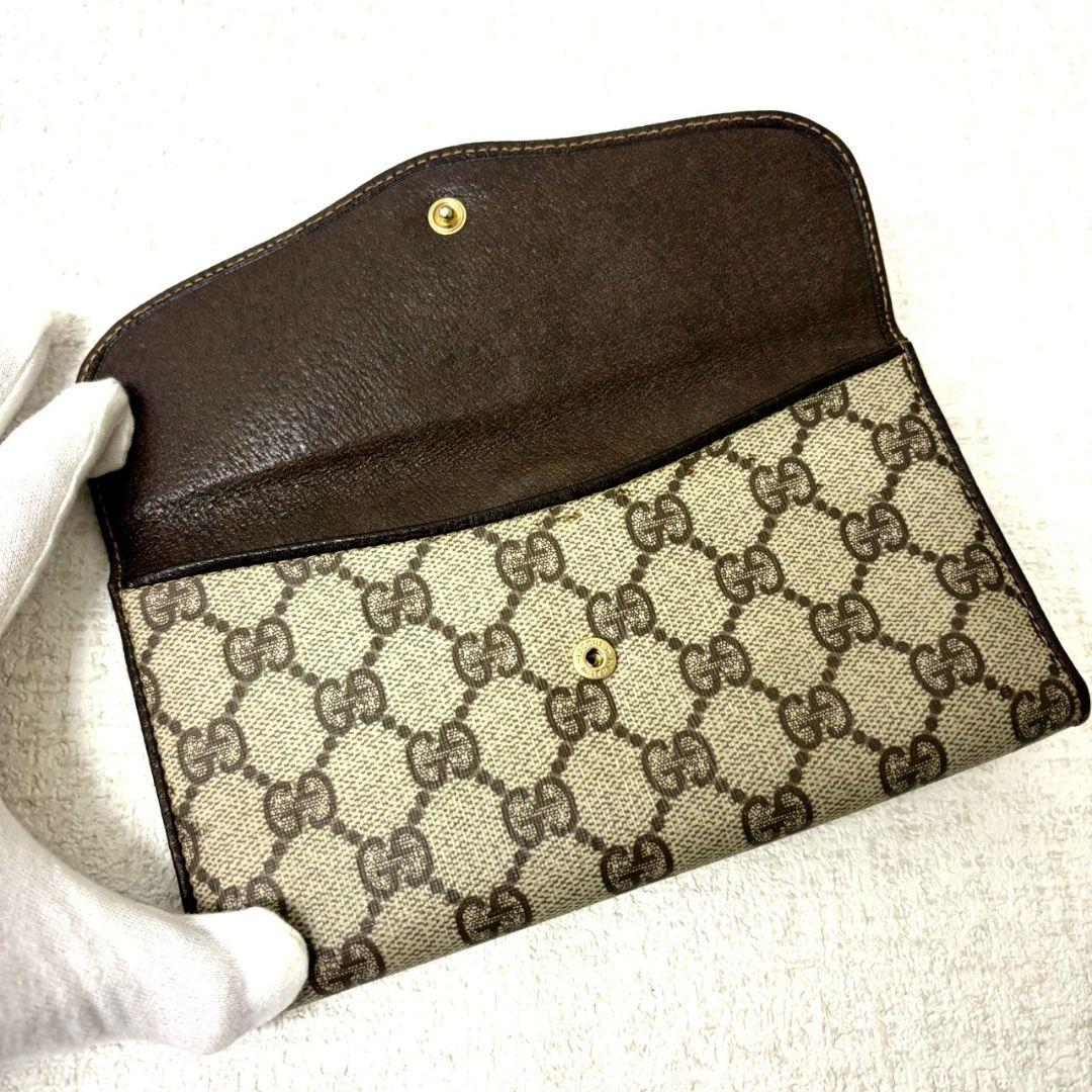 M0108A1 GUCCI グッチ 長財布 シェリーライン GG柄 PVC
