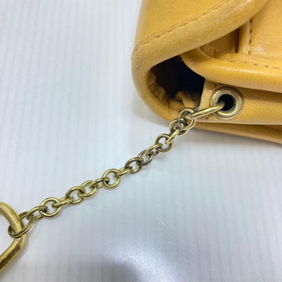 希少　Vintage COACH オールドコーチ　ケース　グラブタンレザー