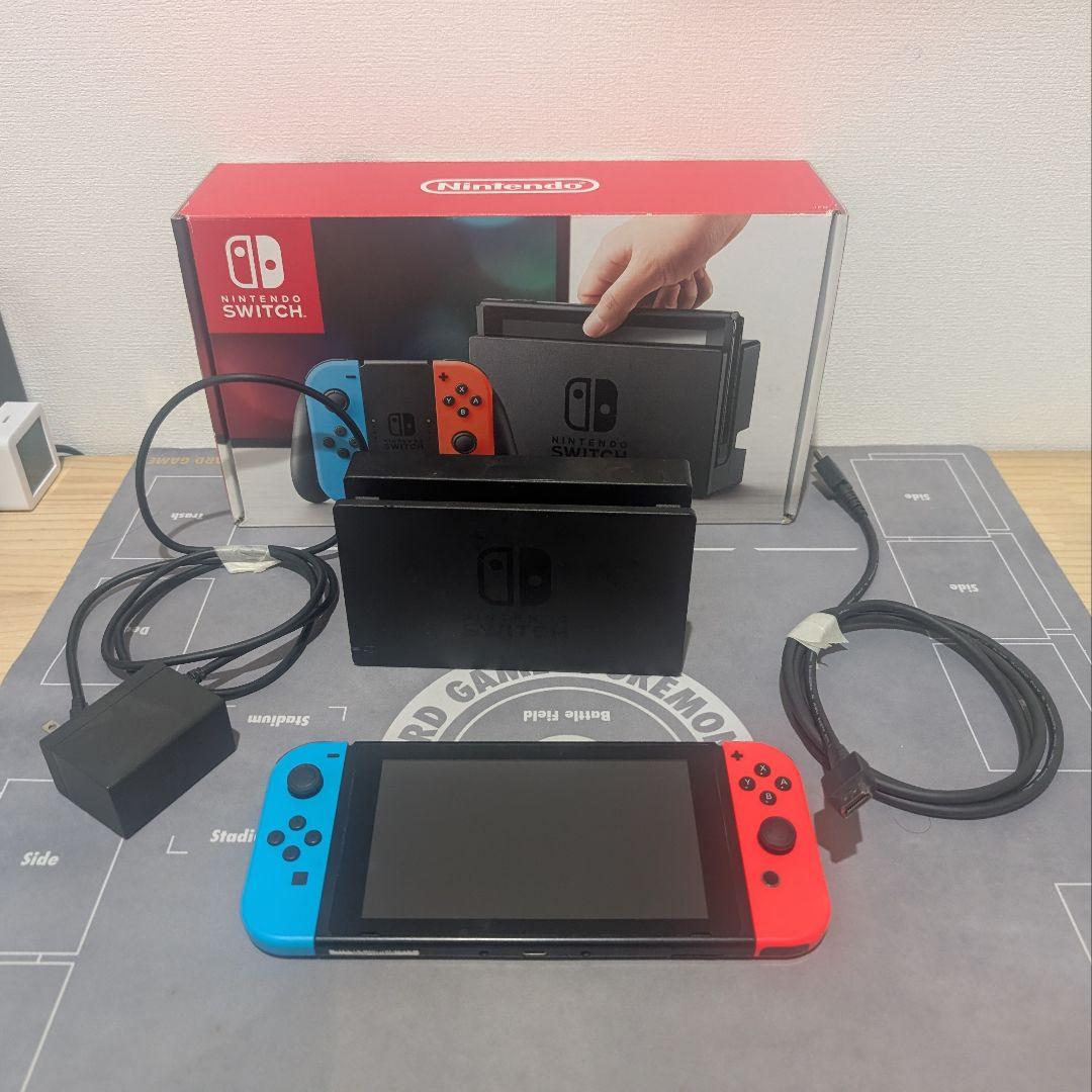 【動作確認済み】Nintendo Switch スイッチ 本体 箱あり完品