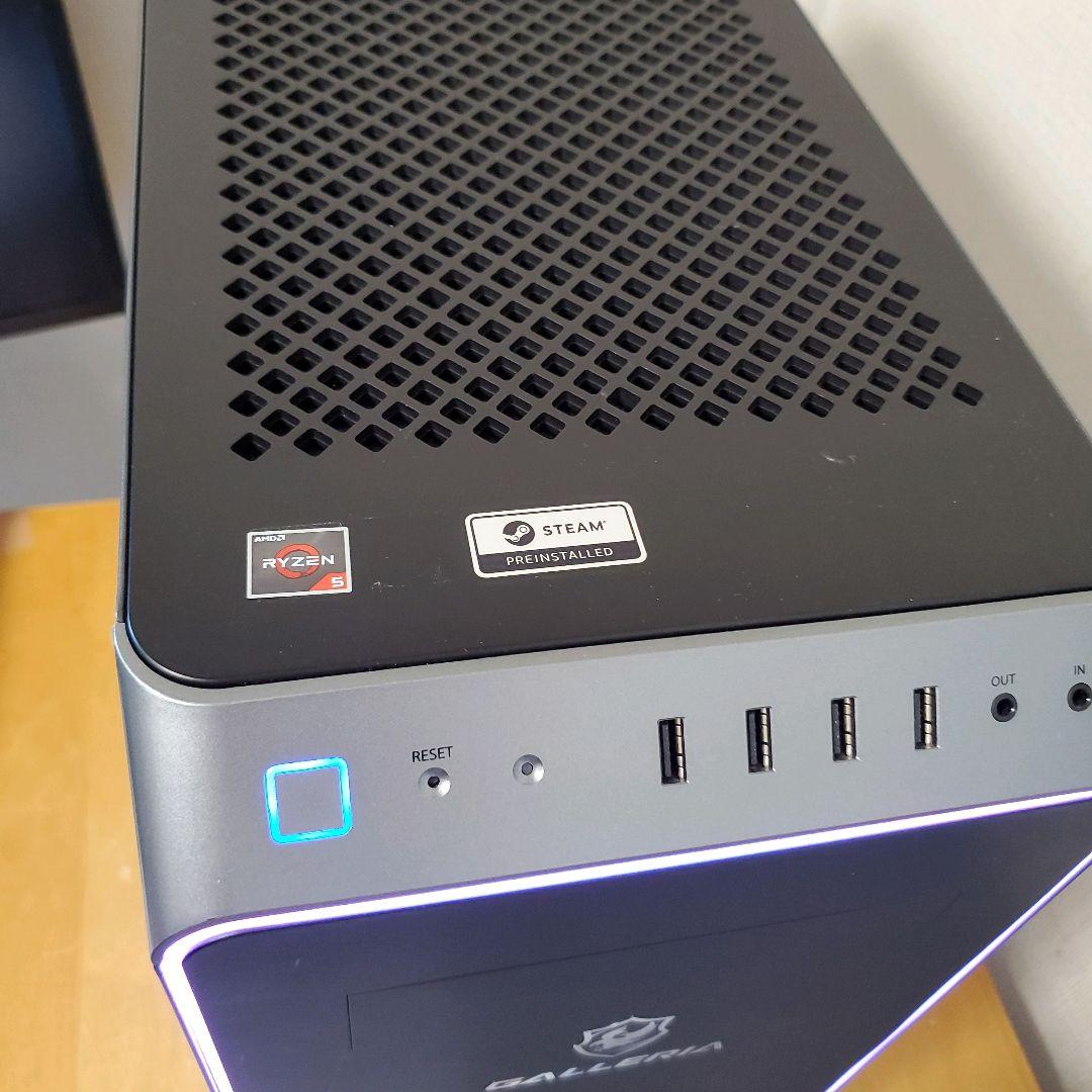 【人気のガレリア】ゲーミングPC/Ryzen5 2600/GTX1060