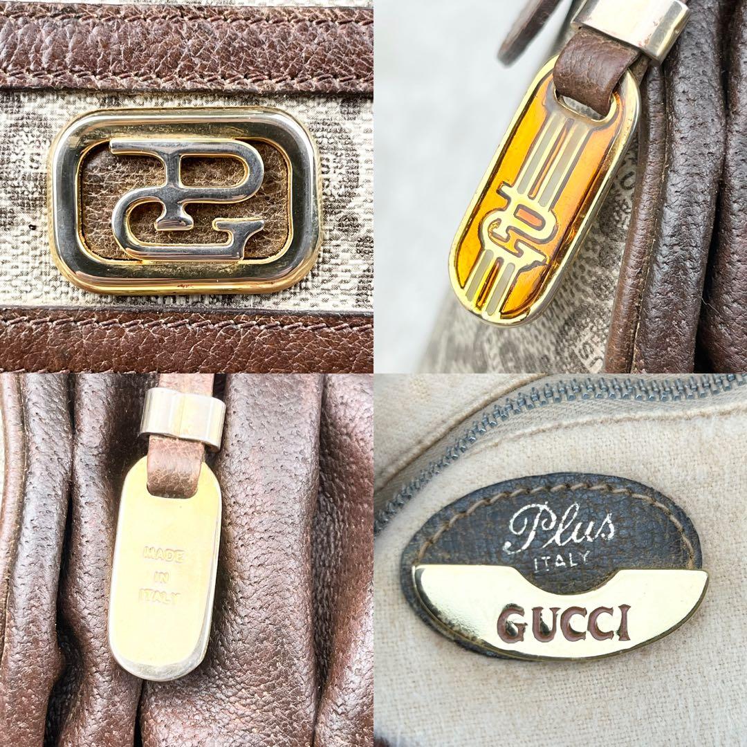 【希少】オールドグッチ グッチプラス GGスプリーム ボストンバッグ