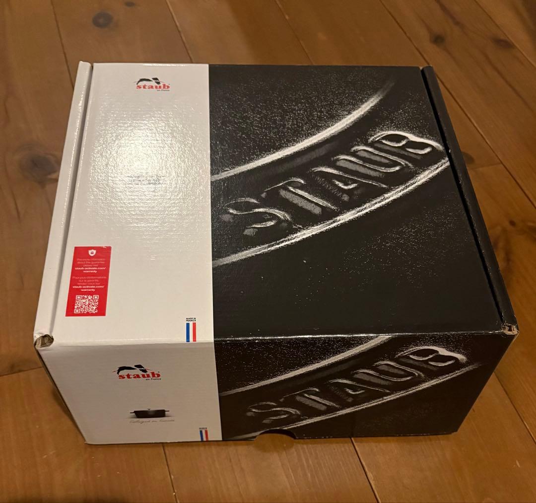 ✨新品【Staubストウブ鍋ピコ.ココット ラウンド】22cm人気完売‼︎Gグレー