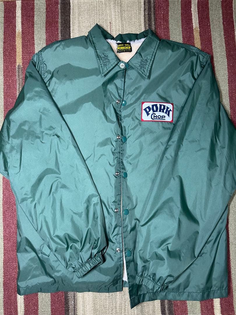 PORKCHOP ナイロンジャケット Mサイズ オリーブ 希少