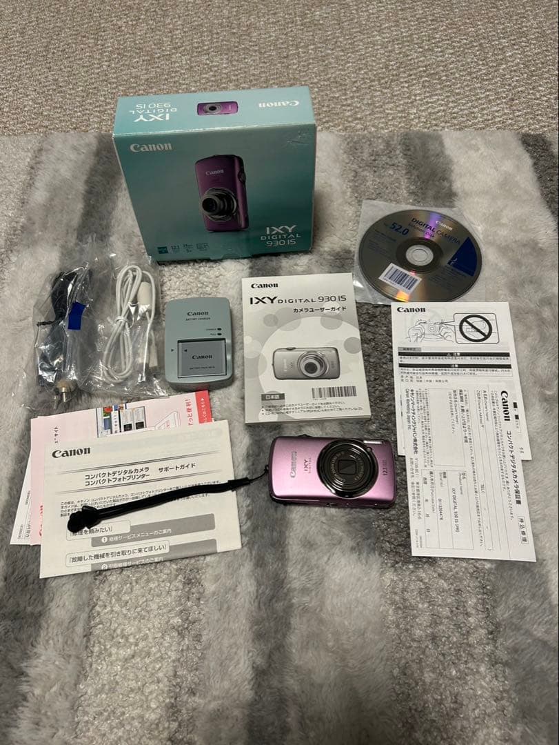 極美品 CANON IXY DIGITAL 930IS 動作 充電OK 付属品
