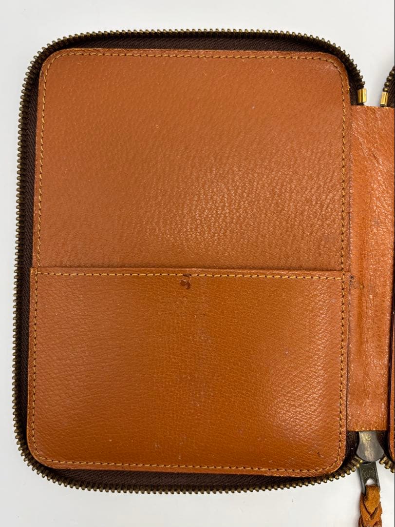 LV ルイヴィトン モノグラム パスポートケース ラウンドジッピー