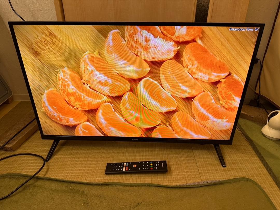 KONKA チューナーレステレビ 32型 2022年製　映り綺麗　超極美品！