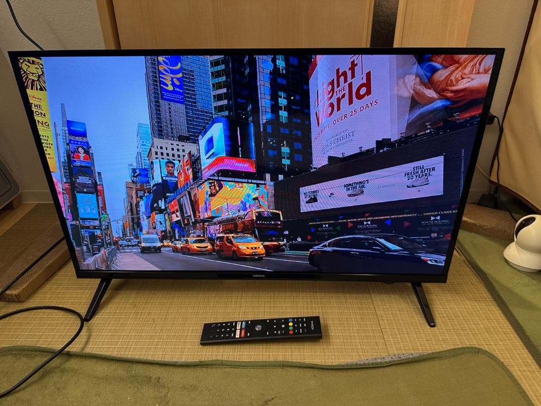 KONKA チューナーレステレビ 32型 2022年製　映り綺麗　超極美品！