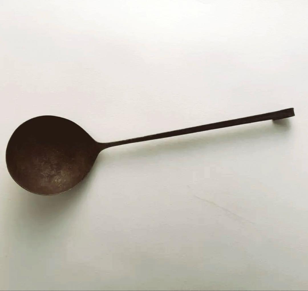 成田理俊　鉄レードル　お玉