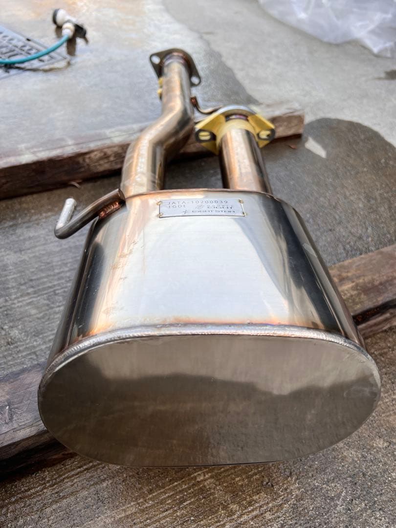 プラド150後期　センターサイドマフラー　ディーゼル車用　引き取り歓迎