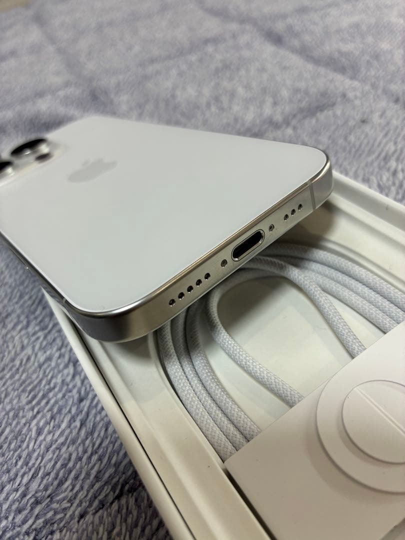 Apple iPhone 16 Pro ホワイト 本体 充電ケーブル付き