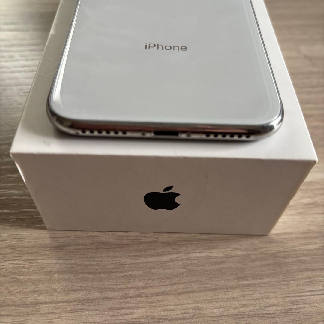 Apple iPhone X シルバー　 箱付き