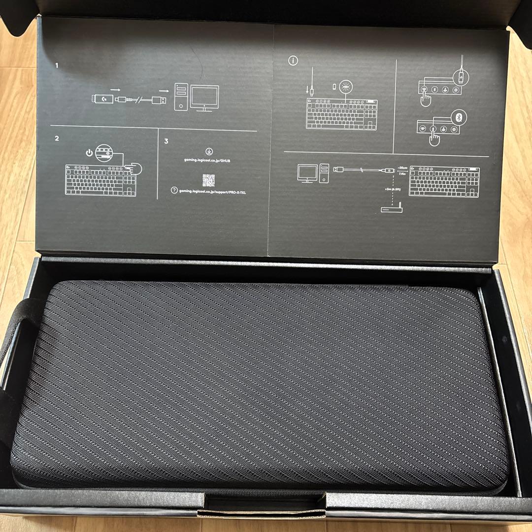 キーボード　PRO X TKL G-PKB-003WL-LNBK