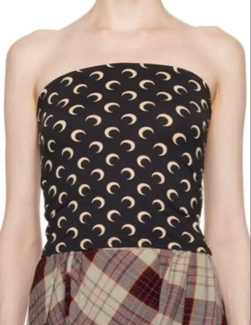 Marine Serre Crescent Moon チューブトップ