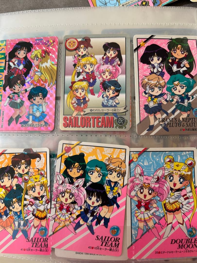 セーラームーンカードandファイル　おまけ付き