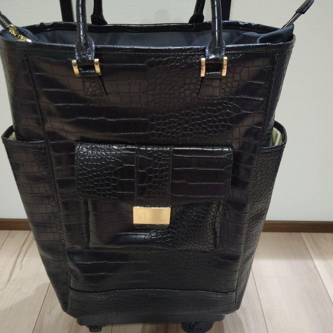 最終値下げ【超美品】スワニー トートキャリー クロコダイル型押し