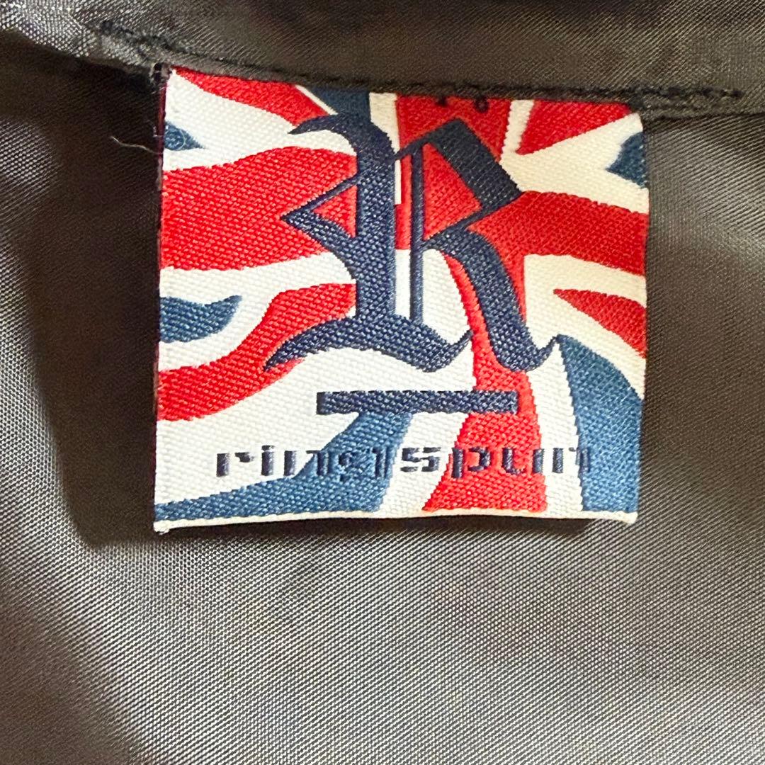 限定版リングスパン　イングランド製　レザージャケット　スタッズ　ヴィンテージ加工