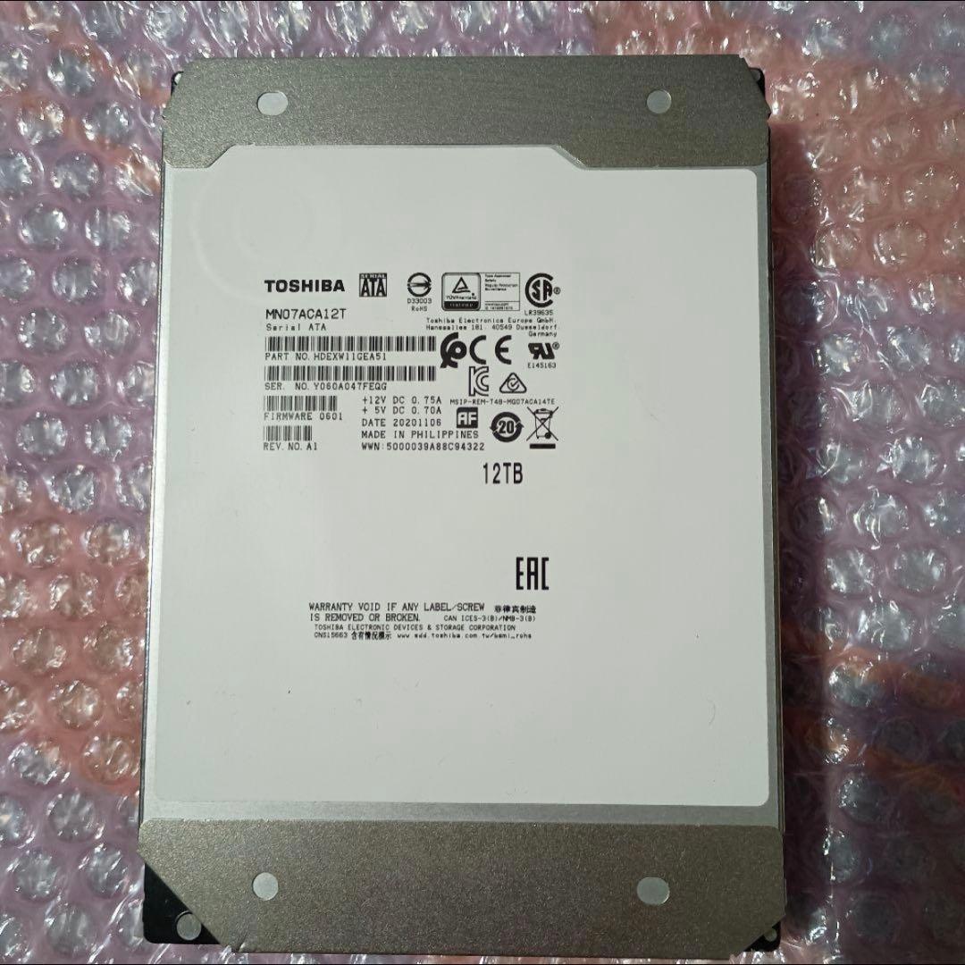 東芝 3.5インチ内蔵HDD 12TB (MN07ACA12T)