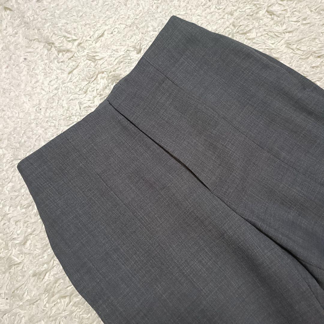 【美品】ミラオーウェン リネンライク ノーカラージャケット パンツスーツ