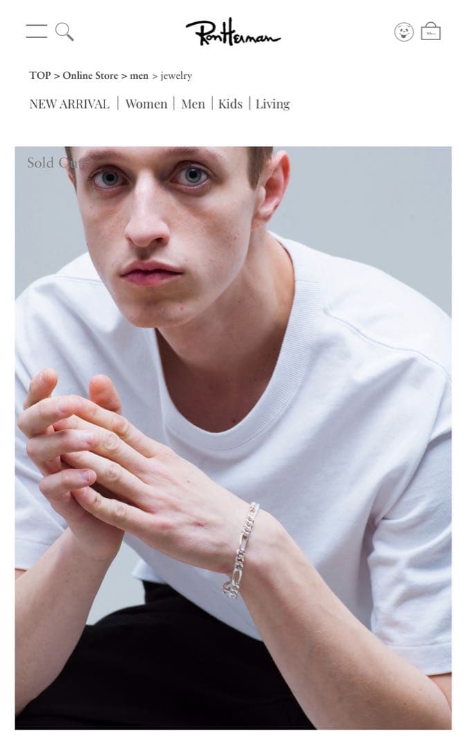 I’M OK for RHC ⭐️ シルバーフィガロブレスレット⭐️ ロンハーマン