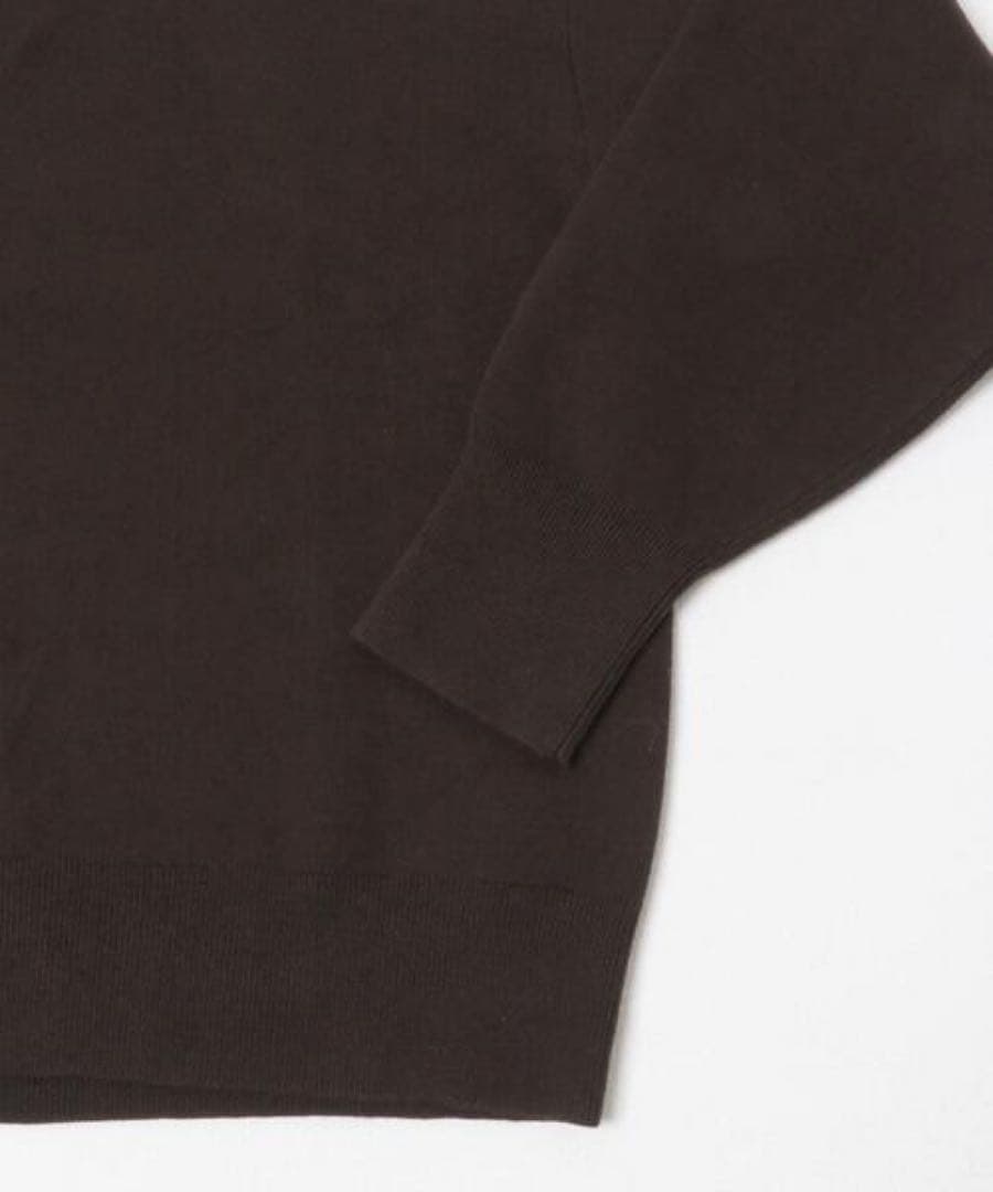 かぐれ　コットンカシミヤプルオーバー　BROWN美品