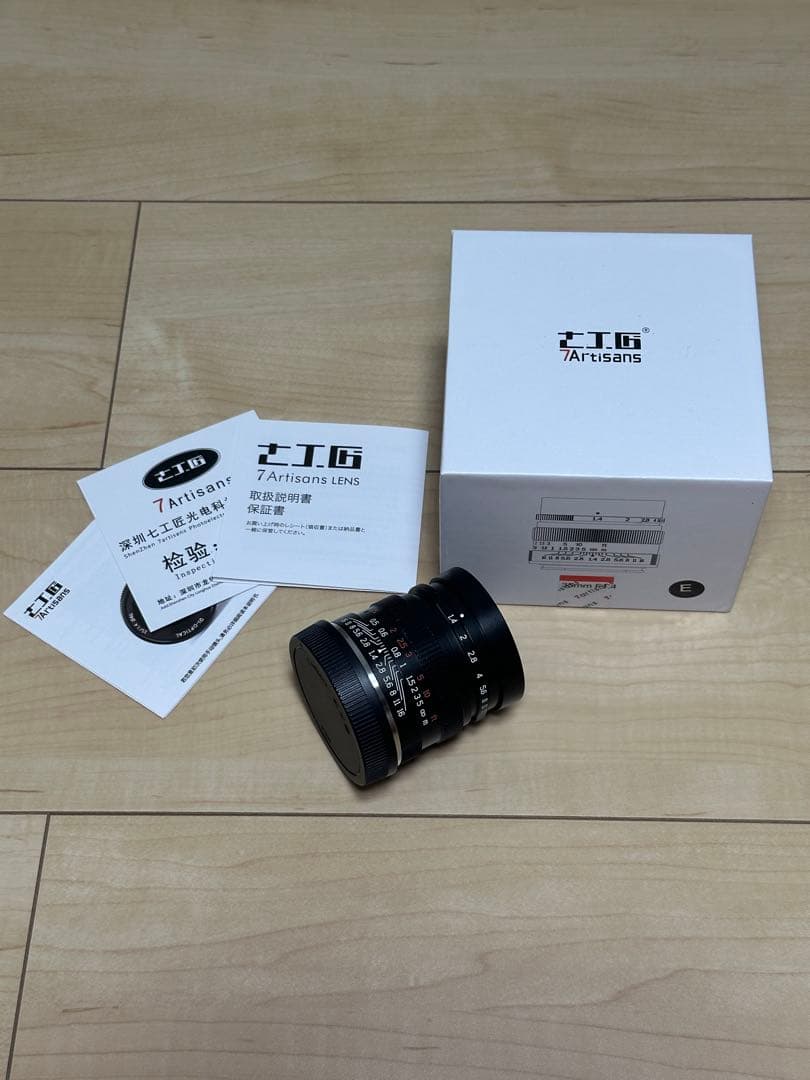 【美品】7Artisans 35mm F1.4 3514EB ソニーEマウント用