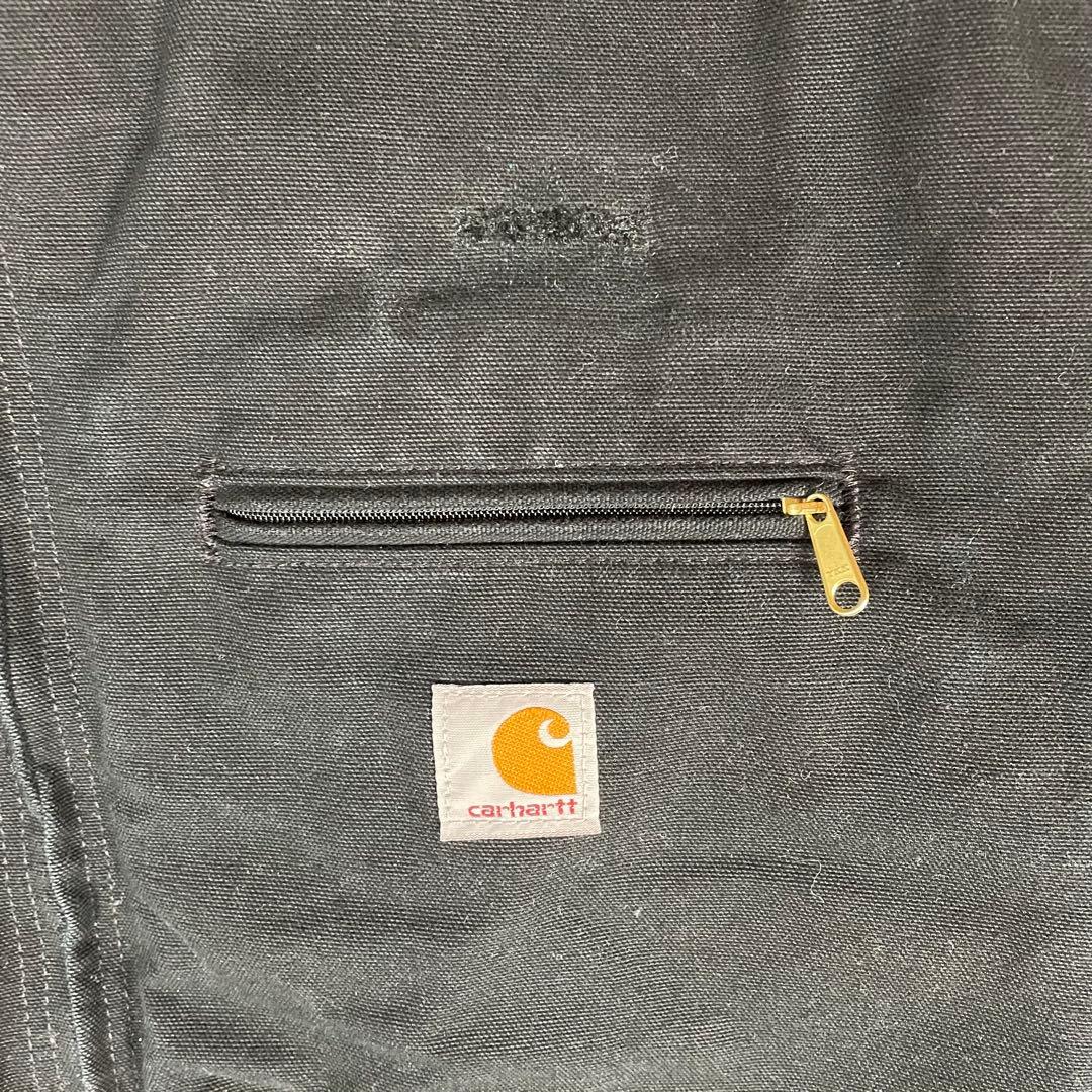 【USA製】Carharttカーハート デトロイトジャケット 希少ブラック レア