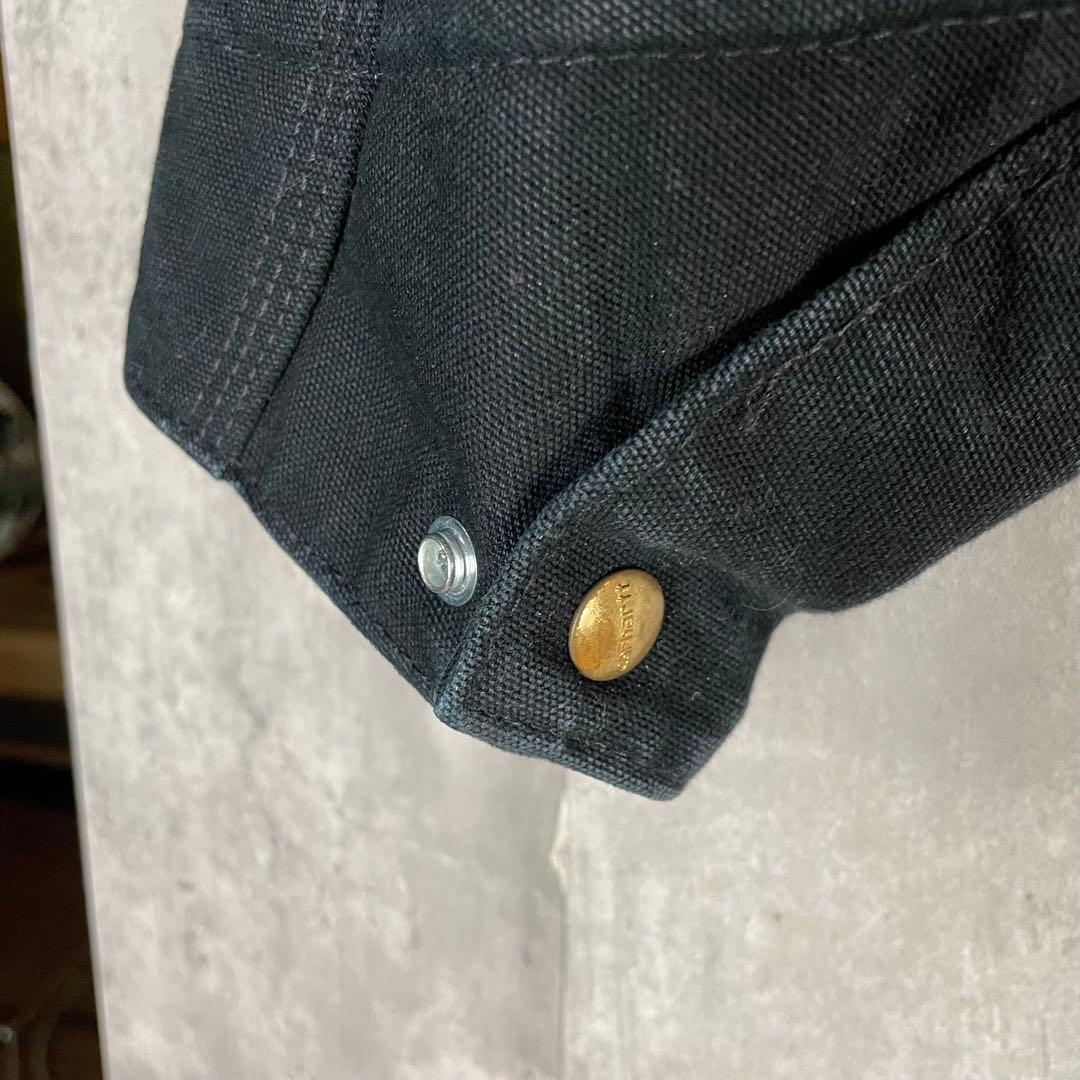 【USA製】Carharttカーハート デトロイトジャケット 希少ブラック レア