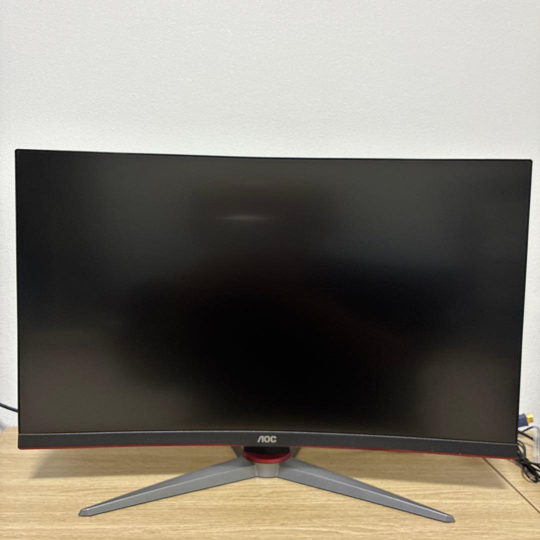 AOC C27G2X/11 27インチ ゲーミングモニター 湾曲 165hz
